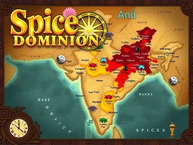 Spice Dominion Game Map of Ancient India